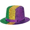 Mardi Gras Party Mini Glitter Hat