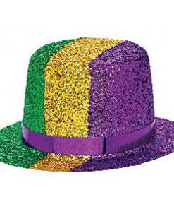 Mardi Gras Party Mini Glitter Hat