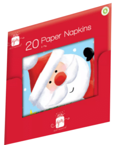 Cute Santa Christmas Party Napkins