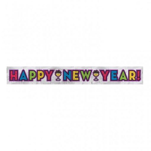 New Years Eve Party Glitter Banner