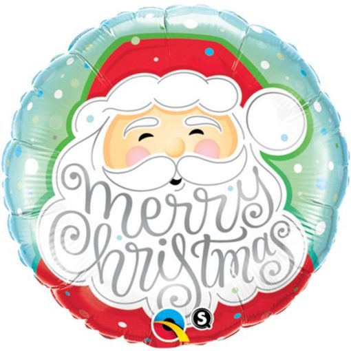 Christmas Merry Christmas Santa Foil Balloon