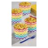 Rainbow Buffet Large Scalloped Cups