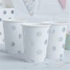 Pick & Mix Silver Party Polka Dot Paper Cups