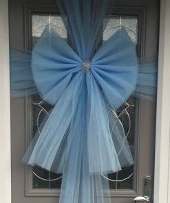 Baby Blue Door Bow