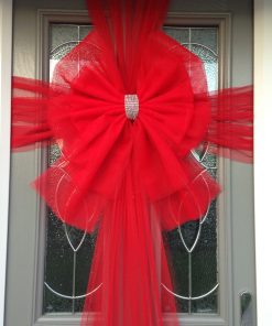 Double Deluxe Red Door Bow