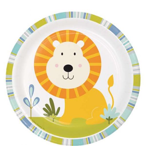 Happi Jungle Party Lion Paper Plates