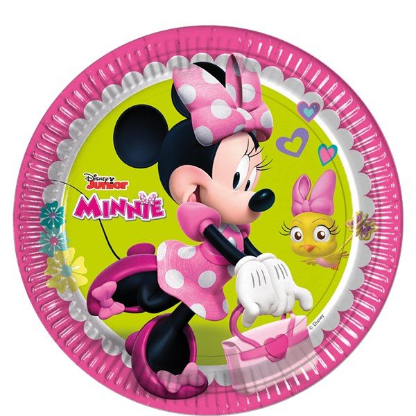 Minnie Mouse Happy Helpers Party Paper Plates - Fun Party Supplies