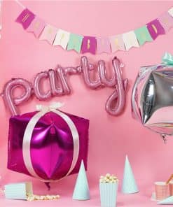 Pink Party Phrase Foil Balloon