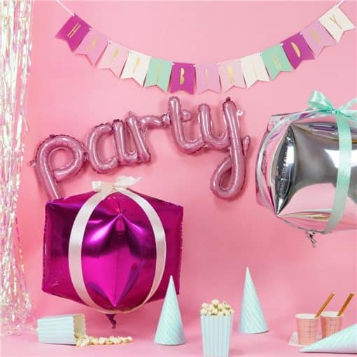 Pink Party Phrase Foil Balloon