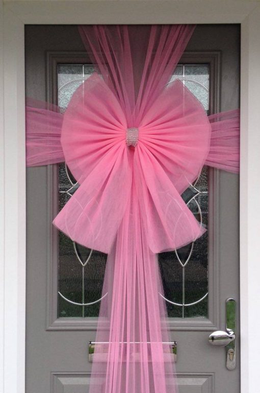 Baby Pink Door Bow