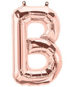 Rose Gold Letter B Foil Balloon