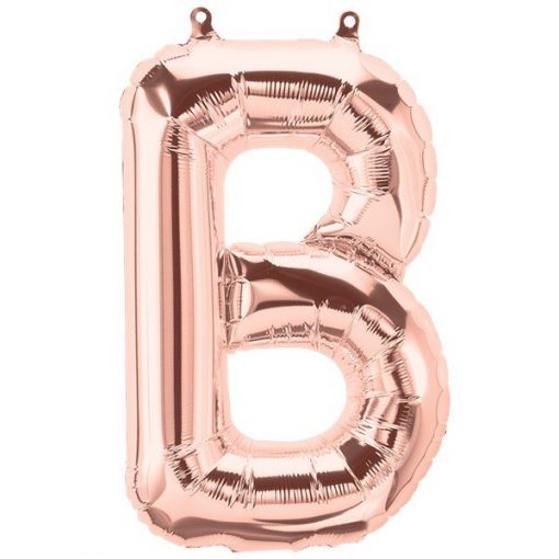 Rose Gold Letter B Foil Balloon