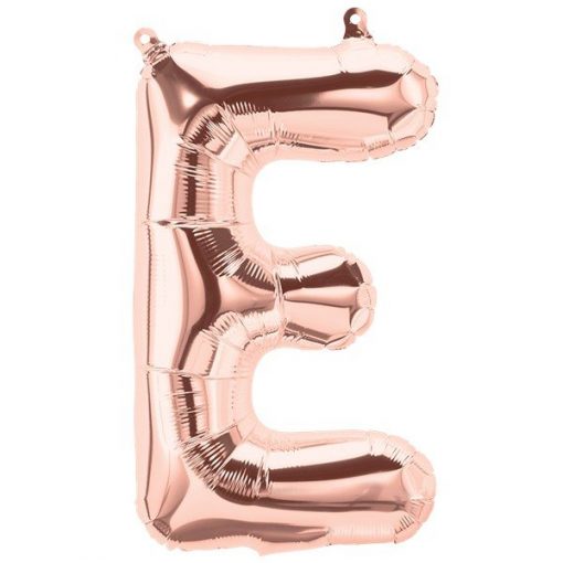 Rose Gold Letter E Foil Balloon