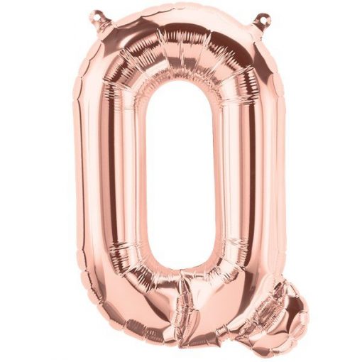 Rose Gold Letter Q Foil Balloon