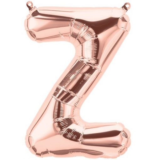 Rose Gold Letter Z Foil Balloon