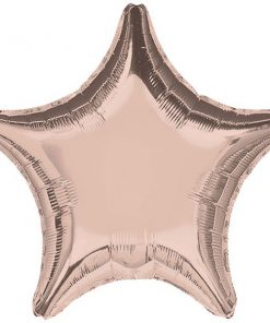 Rose Gold Star Shaped Balloon