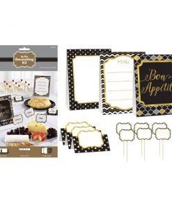 Black Buffet Decorating Kit