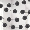 Black Pom Pom Garland Decoration