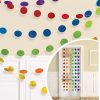 Multi Coloured Glitter Hanging String Decorations