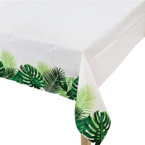 Tropical Fiesta Palm Plastic Table Cover