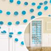 Turquoise Glitter Hanging String Decorations