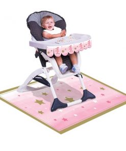 One Little Star Girl Party High Chair Kit