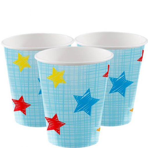 One is Fun Boy Party Paper Cups