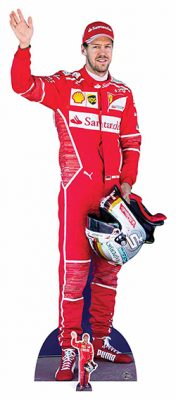 NEW Sebastian Vettel Lifesize Cardboard Cutout