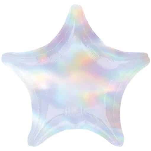 Iridescent Star Balloon