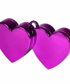 Magenta Double Heart Balloon Weight