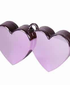 Pink Double Heart Balloon Weight