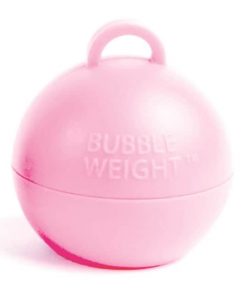 Baby Pink Bubble Helium Balloon Weight