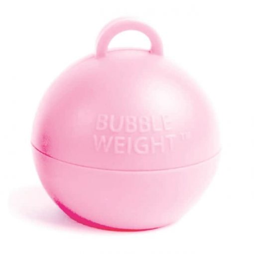 Baby Pink Bubble Helium Balloon Weight