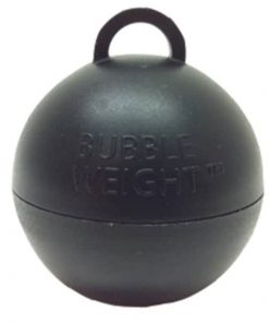 Black Bubble Weight