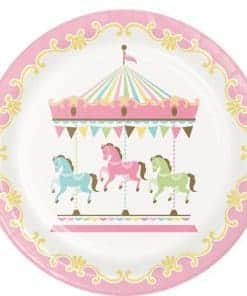 Carousel Baby Shower Party Paper Pates