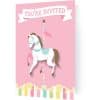 Carousel Baby Shower Party Invitations