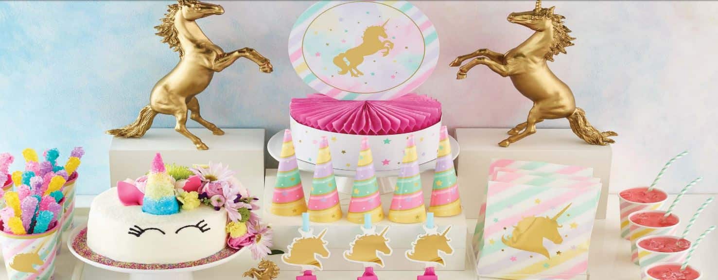 Unicorn Sparkle Themed Party  Decorations  Fun Party  Supplies 