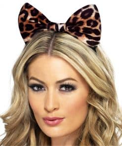 Cheetah Print Bow Ears