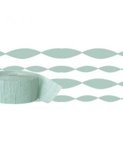 Mint Green Crepe Paper Streamer