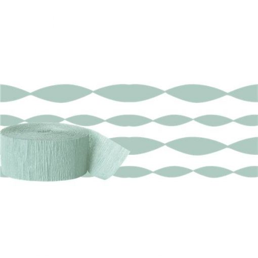 Mint Green Crepe Paper Streamer