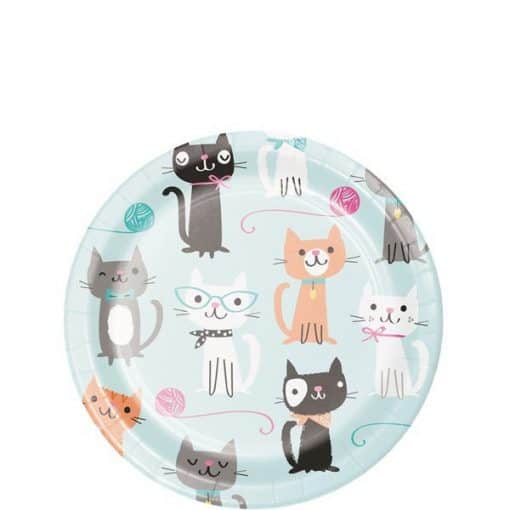 Purr-fect Party Luncheon Plate