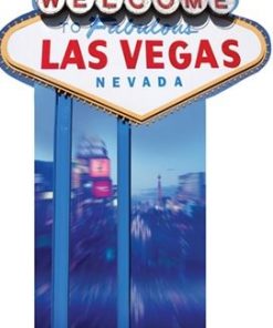 "Welcome to Vegas" Cardboard Sign