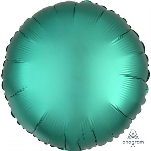 Jade Circle Satin Luxe Foil Balloon