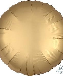 Gold Sateen Circle Satin Luxe Foil Balloon