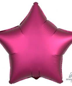 Pomegranate Star Satin Luxe Foil Balloon