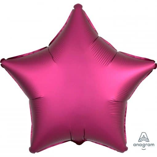 Pomegranate Star Satin Luxe Foil Balloon