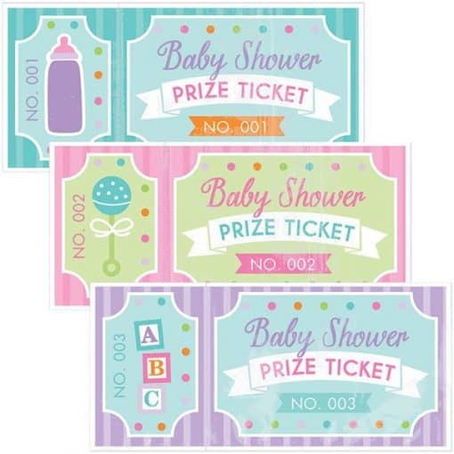 Baby Shower Raffle Prize Tickets