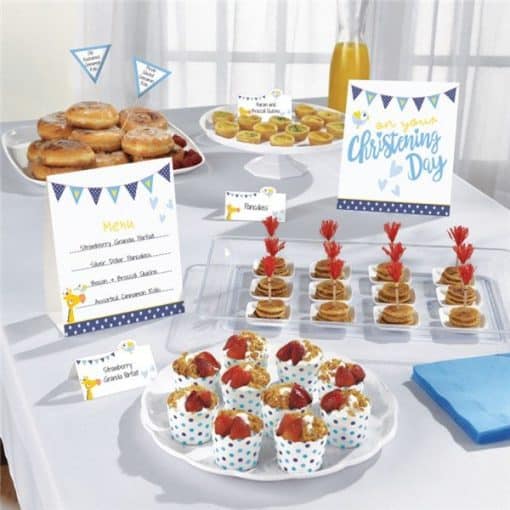 Christening Day Blue Buffet Kit