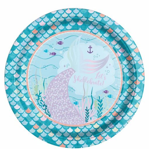 Mermaid Tales Paper Plates