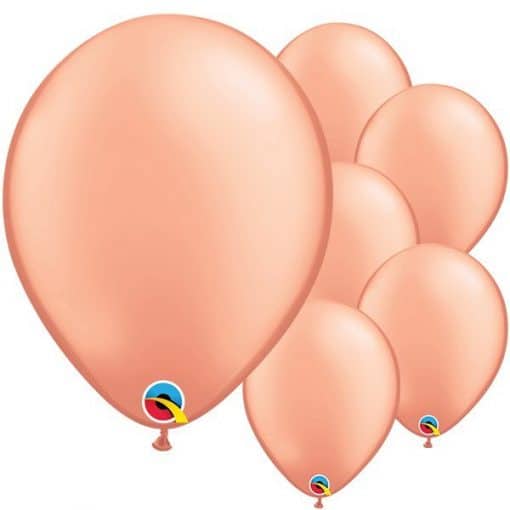 Rose Gold Latex Balloons